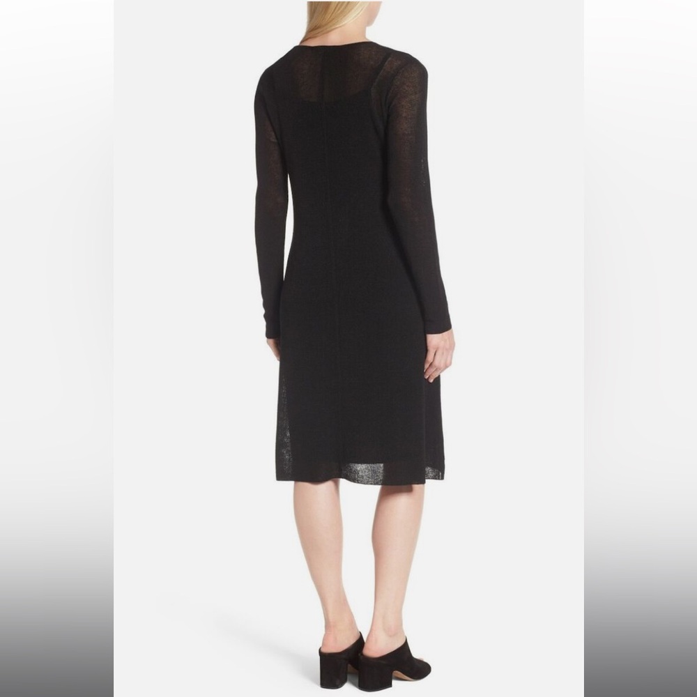 Eileen Fisher black sweater dress XL NWT - Picture 9 of 9